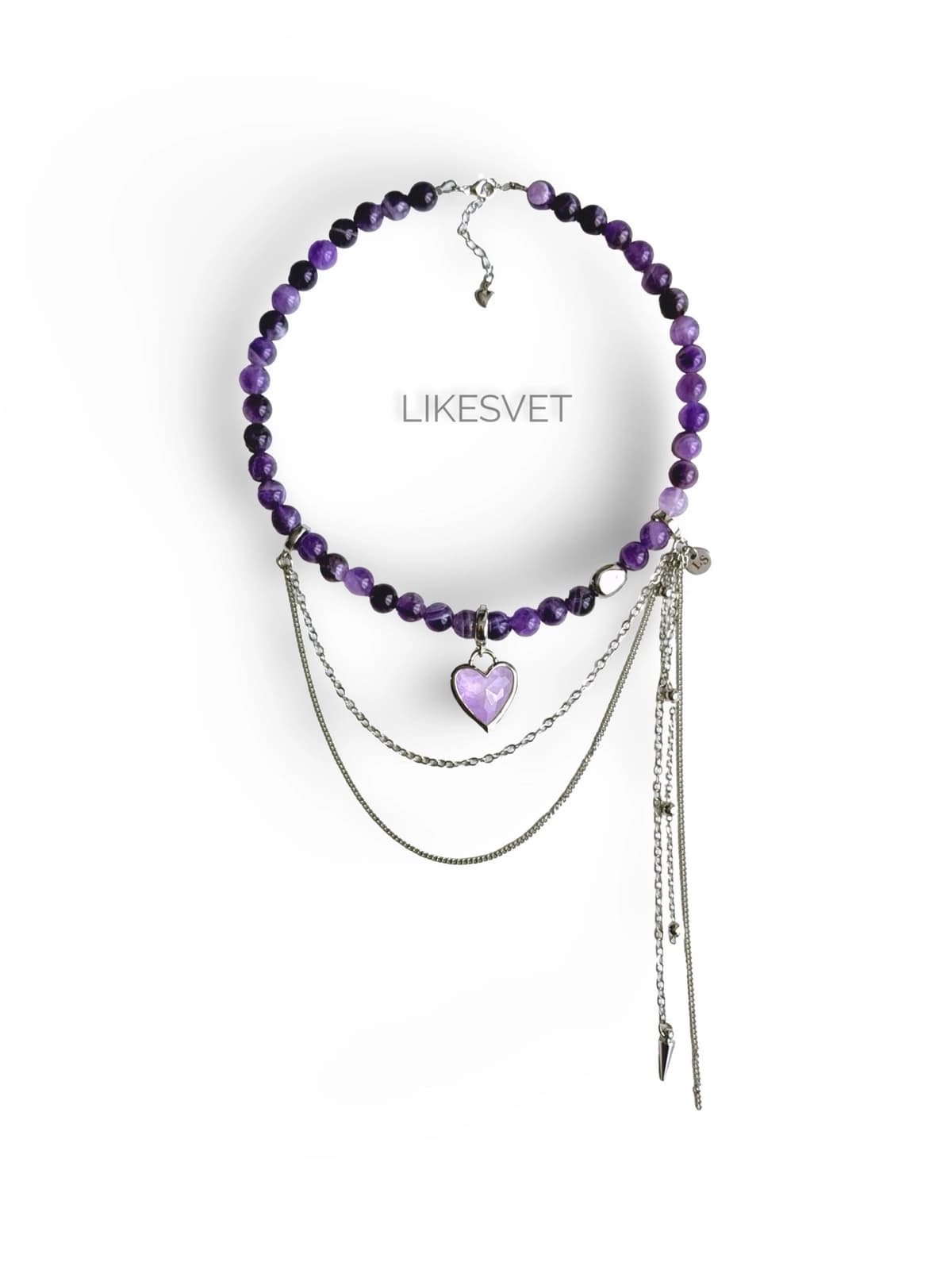 Колье АУРА - Аметист